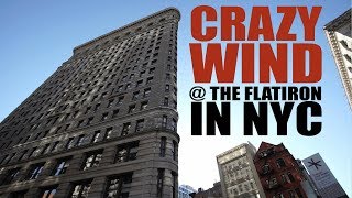 The Crazy Winds at the Flatiron Building in New York City  Wind Simulation [upl. by Alorac]