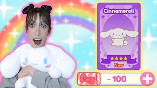 100 Gacha Tix Opening For CINNAMOROLL  Roblox My Hello Kitty Cafe  Riivv3r [upl. by Adnolehs]