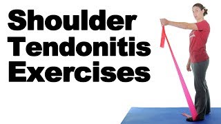 Shoulder Tendonitis Exercises for Pain Relief  Ask Doctor Jo [upl. by Eceinahs]