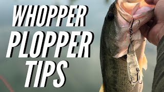 How To Fish a WHOPPER PLOPPER Topwater Bass Fishing [upl. by Azne]