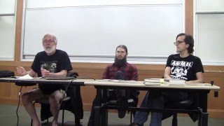 PIELC AntiCiv Panel with John Zerzan Ian Smith and Jeriah Bowser part 1 [upl. by Ahsieket]