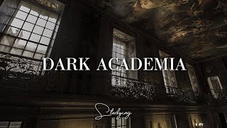 A Dark Academia  Youre studying in a haunted library with ghosts  classic piano amp Rain sounds [upl. by Raymond]