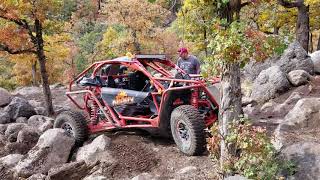 Can Am X3 with Halo locker rock crawling [upl. by Cesar]