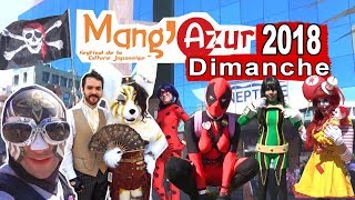 MangAzur Cosplays 2018 Dimanche [upl. by Jahdal746]