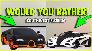 WOULD YOU RATHER INSIDE SOUTHWEST FLORIDA ROBLOX [upl. by Eniahpets]