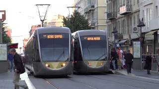 Nice France  Tramway HD 2015 [upl. by Imeka]