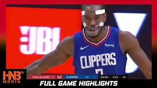 Blazers vs Clippers 123020 Full Highlights [upl. by Sirehc]