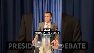 this is the most important election in school history americanhighshorts classpresident debate [upl. by Sirrad]