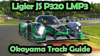 iRacing Track Guide Okayama  Ligier JS P320 LMP3  W11 S1 2024 [upl. by Sowell]