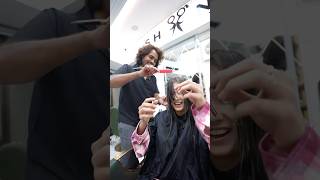 hairstyle shanuzzsalon hair haircuttingstyle reels salon haircare hairtransformation shanuz [upl. by Trebma]