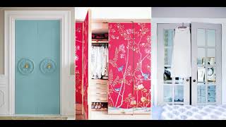 🔝 Closet Door Ideas DIY Sliding With Curtain For Small Bedroom Makeover Installation Repair 2018 [upl. by Icul]