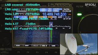 Effect of Helix antenna on QO100 reception [upl. by Meave]