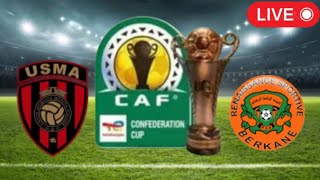 🔴 LIVE USM Alger vs RSB Berkane  CAF Confederation Cup 2024  Match LIVE Now [upl. by Ocirderf]