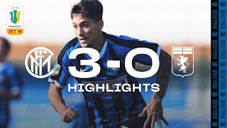 INTER 30 GENOA  PRIMAVERA HIGHLIGHTS  Mulattieri Satriano and Fonseca secure three points 😜⚫🔵 [upl. by Fechter667]