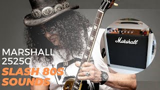 Marshall Silver Jubilee 2525c Slash 80s Tone [upl. by Gilly]