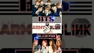 BTS 💜 VS BLACK PINK💗 bts btsarmy blackpink shortsfeed shorts kpop viralshorts creativeritu [upl. by Arza925]