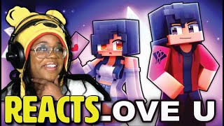 AyChristene Reacts I Love U Loving Caliber Aphmau Official Aphmau [upl. by Aicekan]