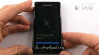 Hard Reset Motorola Milestone 2 HowTo [upl. by Antonie]