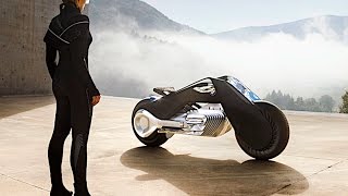 BMW Self Balancing Motorbike Demonstration LIVE Driving BMW Vision 100 BMW Autonomous Bike CARJAM [upl. by Ydnes]