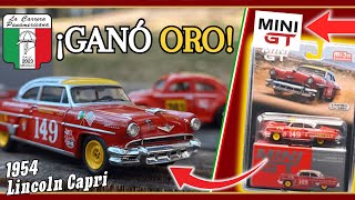 MINI GT REBASA A HOT WHEELS Y ENTRA A LA PANAMERICANA Lincoln Capri Ganador 1954 Eddard Collector [upl. by Ajile]