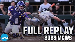 LSU vs Wake Forest 2023 Mens College World Series semifinals 62223  FULL REPLAY [upl. by Gerc872]