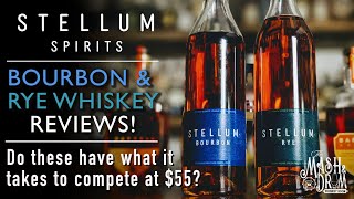 Stellum Bourbon and Rye Review A new brand from Barrell Craft Spirits [upl. by Ayhtak992]