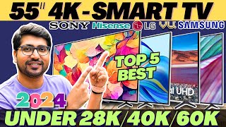 Best 55 INCH 4K TV India 2024🔥Best TV Under 50000 In India🔥Best 55 INCH TV 2024🔥Best SMART TV 2024 [upl. by Dulcinea978]