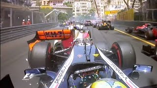 F1 Pastor Maldonado Onboard Crashes [upl. by Llewxam]