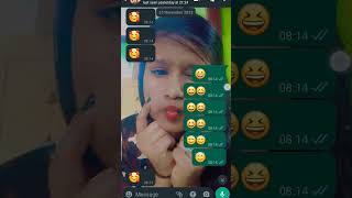 crazy song😆chat with love 💞crazychatwhatsapptreading song in chatAarthiGudi [upl. by Enahc]