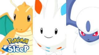 Sonjya00s Dragonite Togekiss to be amp Absol Pokémon Sleep Reviews Ep 2 [upl. by Ahtnamys]