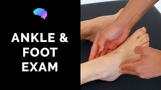 Ankle and Foot Examination  OSCE Guide  UKMLA  CPSA [upl. by Eirek726]