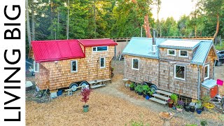 Double Tiny Homes For Family Homestead Revisited [upl. by Durham]