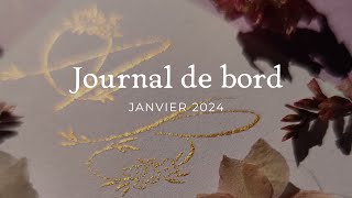 Ranger latelier changer de nom de domaine et calligraphie 🦋 journal de bord  janvier 2024 [upl. by Ttevy]