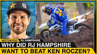 Why Did RJ Hampshire Want to Beat Ken Roczen  RJ Hampshire Interview [upl. by Monaco568]