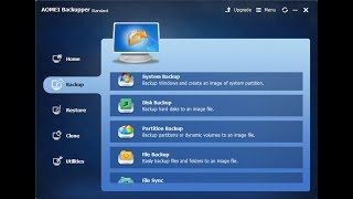 Backup para Windows 7 8 10 etc  Aomei Backupper [upl. by Enomys]