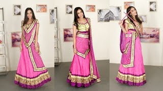 6 Gorgeous New Ways To Drape Your Lehenga Dupatta  Glamrs [upl. by Arturo627]