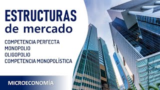 Microeconomía Estructuras de mercado  competencia monopolio [upl. by Nwahsit]