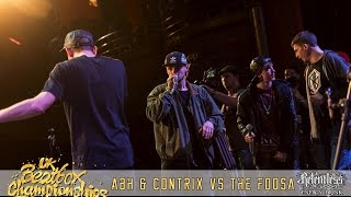 ABH amp Contrix VS The Foosa  Team Semi Final  2015 UK Beatbox Championships [upl. by Gnem]