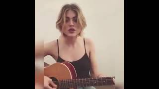 Frances Bean Cobain Sings To Kurt Cobain [upl. by Aiello]