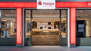 Neues Filialkonzept der Hamburger Sparkasse Haspa  Bankfiliale 40 [upl. by Rush]