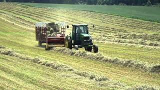 Baling Hay 2011 Memorial Day [upl. by Lara776]