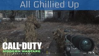 Call of Duty 4 Modern Warfare Remastered  All Ghillied Up Walkthrough HD 1080P60FPS [upl. by Laks]