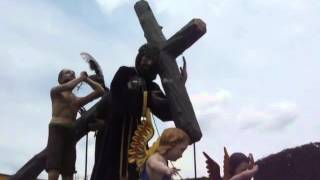 Cristo levanta su rostro Procesión del Encuentro 2014 San Miguel de Allende Gto [upl. by Anoved945]