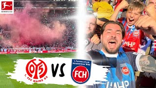 FSV MAINZ 05 vs FC HEIDENHEIM  Stadionvlog ⚪️🔴🔵 Komplette Eskalation 🔥⚽️  S7EVEN [upl. by Hamburger73]