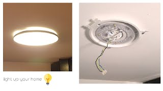 Tutorial Wie man eine Leuchte Lampe montiert und anschließt [upl. by Lucias]