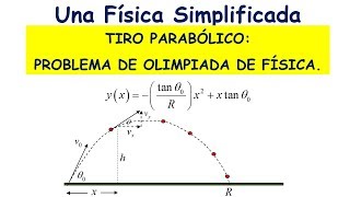 TIRO PARABÓLICO PROBLEMA DE OLIMPIADA DE FÍSICA [upl. by Aran]