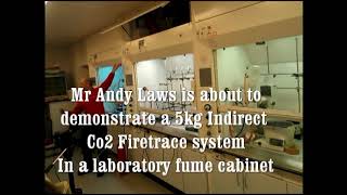 Firetrace Automatic Fire Suppression Fume Cabinet Test [upl. by Everara551]