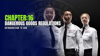 Chapter16  Dangerous Goods Regulations DGR Introduction to DGR  Airlines security screening [upl. by Nerrag11]