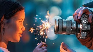 EASY Sparkler Photography TRICK [upl. by Natsyrt]