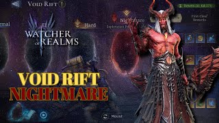 VOID RIFT NIGHTMARE STAGE 1  WATCHER OF REALMS [upl. by Anad]